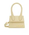 Jacquemus Le Chiquito Leather Bag In Nude