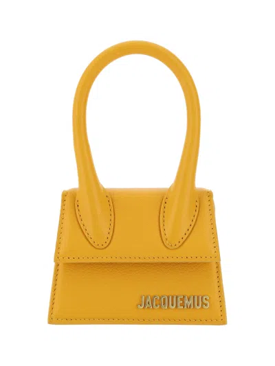 Jacquemus Le Chiquito Moyen Bags In Dark Orange