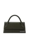 Jacquemus Le Chiquito Handbags Green In Brown