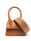 Jacquemus Le Chiquito Mini Leather Shoulder Bag In Brown