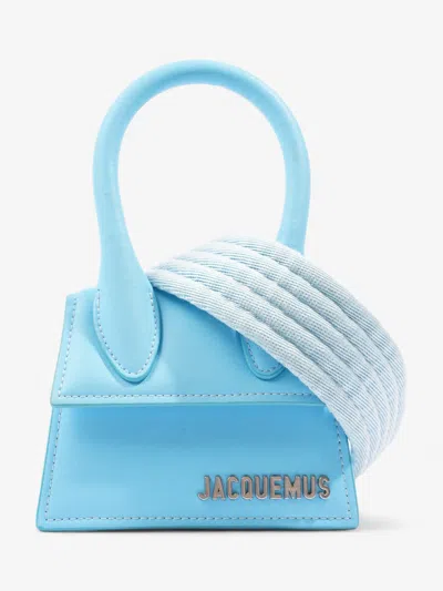 Jacquemus Le Chiquito Homme Leather Crossbody Bag In Blue