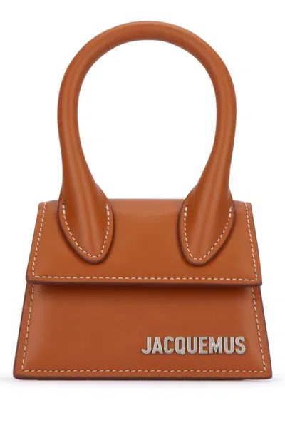 Jacquemus Le Chiquito Homme Top Handle Bag In Light Brown 2