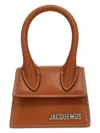 JACQUEMUS LE CHIQUITO HOMME MINI HAND BAGS BROWN
