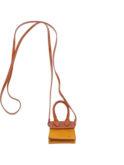 Pre-owned Jacquemus Le Chiquito Leather Cross Body Bag In Neutrals