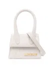 Jacquemus Le Chiquito Leather Handbag In Neutral