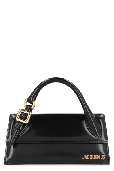 Jacquemus Le Chiquito Leather Handbag In Black