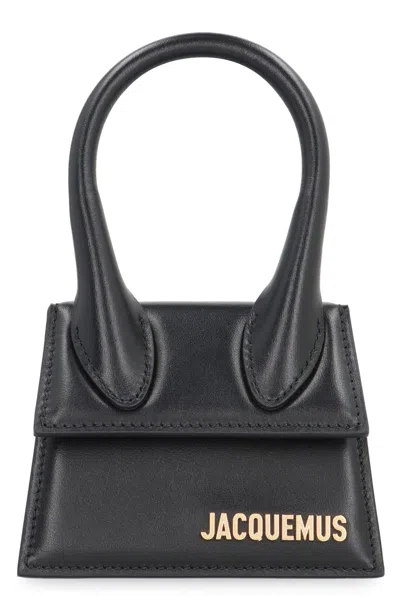 Jacquemus Le Chiquito Leather Handbag In Black