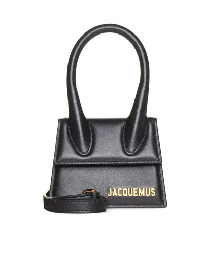 Jacquemus Le Chiquito Leather Mini Bag In Black