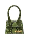Jacquemus Le Chiquito Signature Mini Handbag In Green