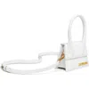 Jacquemus Le Chiquito Leather Mini Top Handle Bag In White