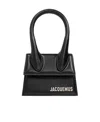 Jacquemus Le Chiquito Logo Plaque Mini Crossbody Bag In Black