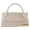 Jacquemus Le Chiquito Long Bag -  - Linen - Light Greige In Sand