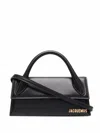 Jacquemus Le Chiquito Long Leather Handbag In Black