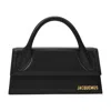 Jacquemus Elegant Black Leather Handbag In Black