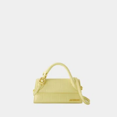 Jacquemus Le Chiquito Long Boucle Bag In Yellow