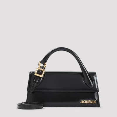 Jacquemus Le Chiquito Long Boucle Handbag In Black
