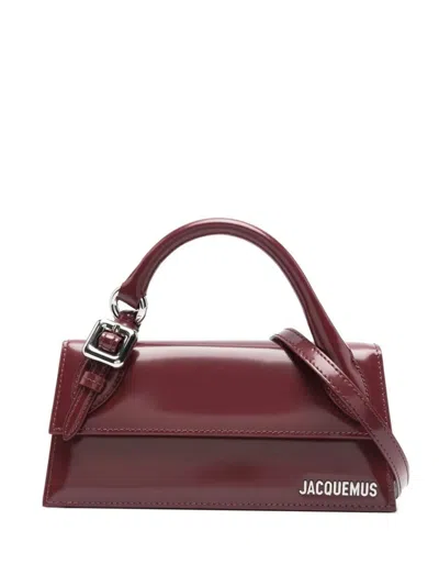 JACQUEMUS JACQUEMUS LE CHIQUITO LONG BOUCLE IN SMOOTH LEATHER BAGS