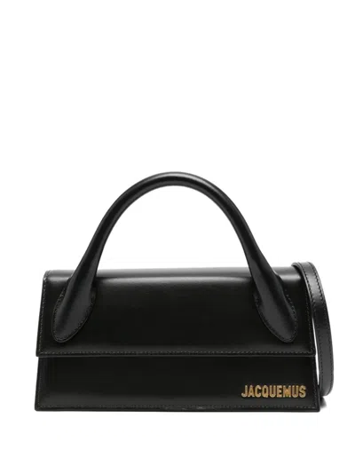 Jacquemus Le Chiquito Long Boucle Tote Bag In Black