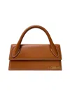 Jacquemus Womens Light Brown 2 Le Chiquito Long Leather Top-handle Bag In Orange