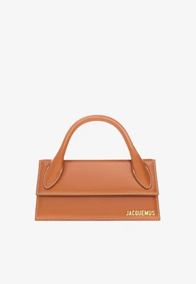 Jacquemus Le Chiquito Long Handbag In Brown