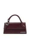 Jacquemus Long Shoulder Bag Featuring Buckle Detail In Burgundy