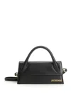 Jacquemus Shoulder Bags With Detachable Strap And Top Handle In Black