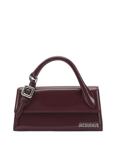 JACQUEMUS LE CHIQUITO LONG HANDBAGS BORDEAUX