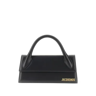 Jacquemus 'le Chiquito Long' Leather Bag In Black