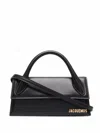 Jacquemus Le Chiquito Long Leather Handbag In Black