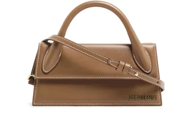 Jacquemus Le Chiquito Long Shoulder Bag In Brown