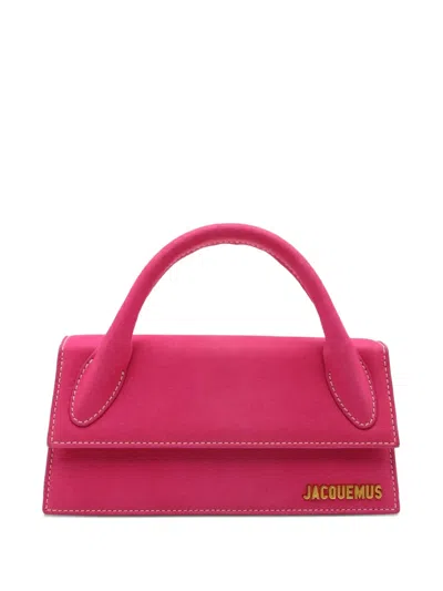 Pre-owned Jacquemus Le Chiquito Long Top-handle Bag In Pink