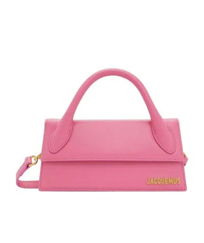 Jacquemus Le Chiquito Long Tote Bag In Pink