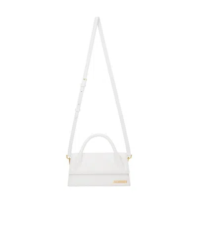 Jacquemus Le Chiquito Foldover Long Tote Bag In White