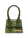 Jacquemus Le Chiquito Mini Bag In Green