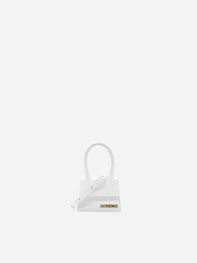 Jacquemus Le Chiquito Mini Leather Bag In White