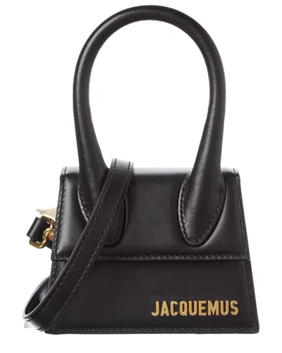 Jacquemus Le Chiquito Mini Leather Clutch In Black