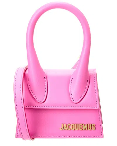 JACQUEMUS LE CHIQUITO MINI LEATHER CLUTCH