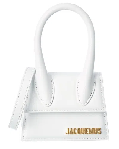 Jacquemus Le Chiquito Mini Leather Clutch In White