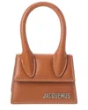 Jacquemus Le Chiquito Mini Leather Shoulder Bag In Brown