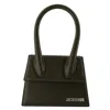 Jacquemus Le Chiquito Moyen -  - Leather - Green In Black