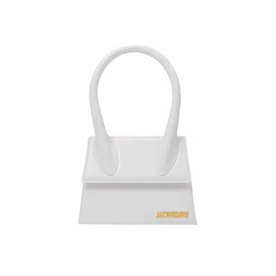 Jacquemus Le Chiquito Moyen Bag -  - White - Leather
