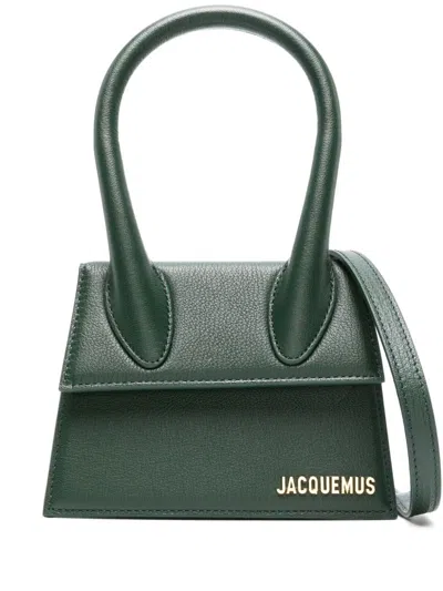 Jacquemus "le Chiquito Moyen" Bag In Green