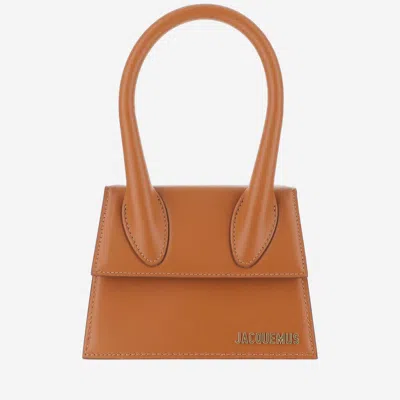 JACQUEMUS LE CHIQUITO MOYEN BAG LIGHT BROWN