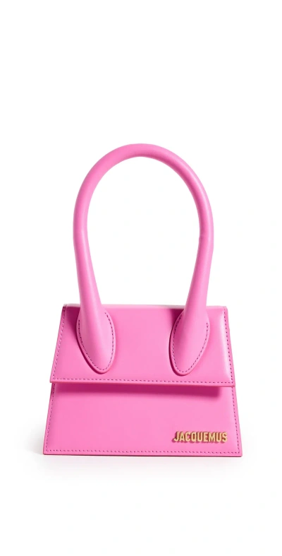Jacquemus Le Chiquito Moyen Bag Neon Pink
