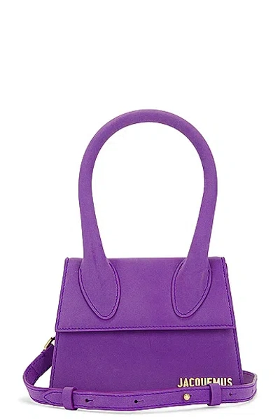 Jacquemus Le Chiquito Moyen Bag In Purple