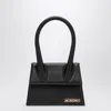 Jacquemus The Medium Chiquito Leather Handbag. In Black