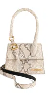 Jacquemus Beige Les Sculptures 'le Chiquito Moyen Boucle' Bag In Beige