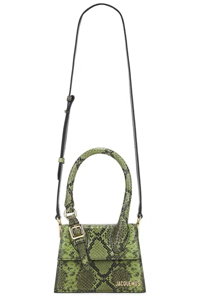 Jacquemus Green Le Chiquito Moyen Boucle Handbag