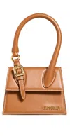 Jacquemus Le Chiquito Moyen Boucle Bag Light Brown 2 One Size In Light Brown 2