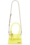 Jacquemus Le Chiquito Moyen Leather Bag In Yellow